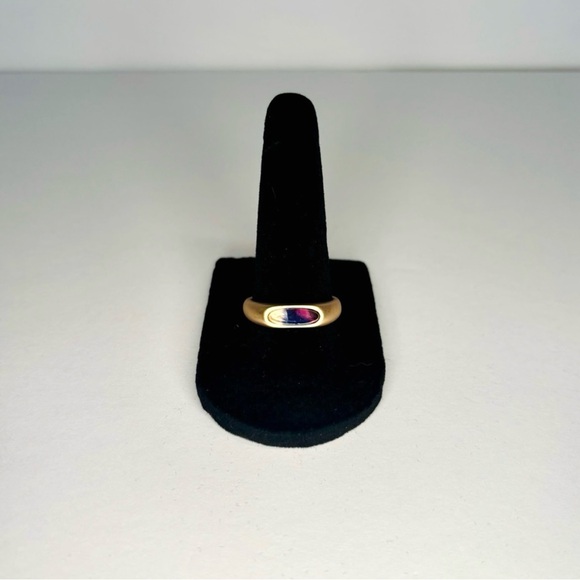 Multi-colored gold-tone ring - Picture 6 of 6